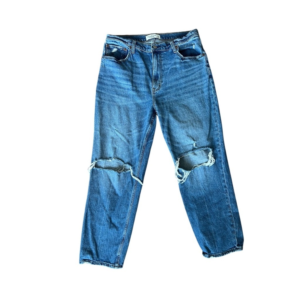 Abercrombie & Fitch Ankle Straight Ultra High Rise (32/14)
